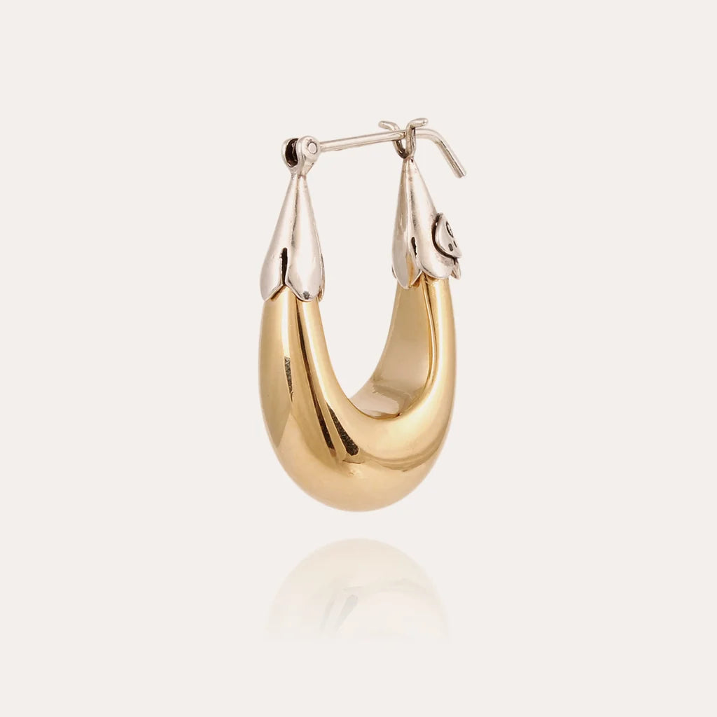 Gas Bijoux Earrings Ecume Small Gold/Silver