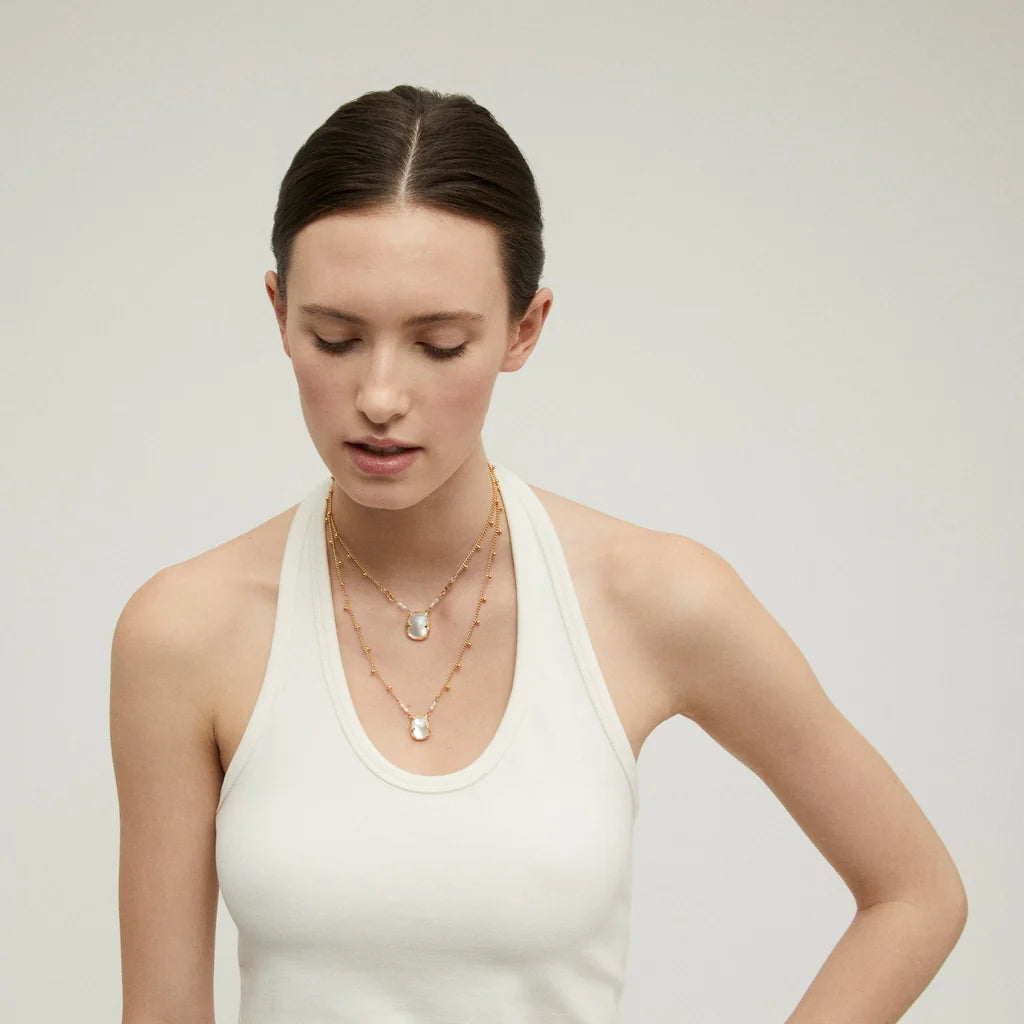 Gas Bijoux Necklace Scapular Oval