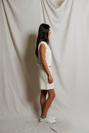 PWT Joy French Terry Tank Ivory