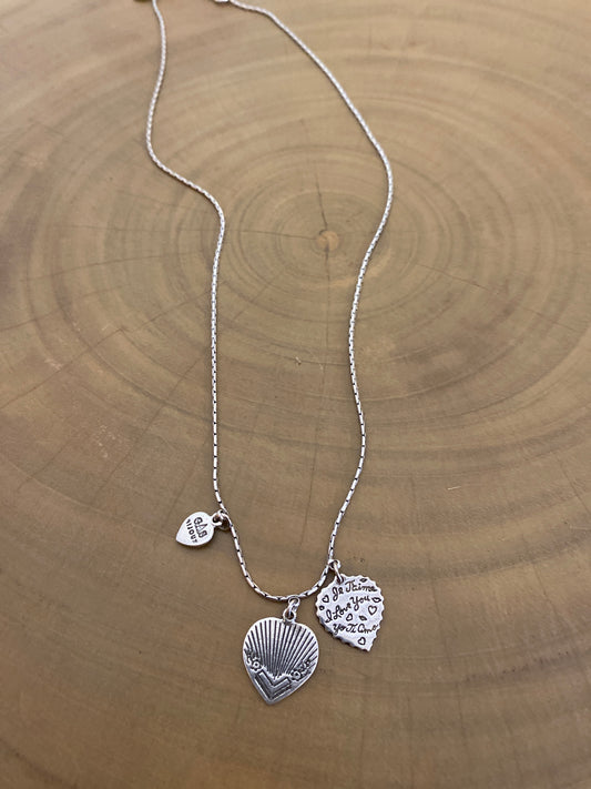 Gas Bijoux Necklace Mini Love Silver