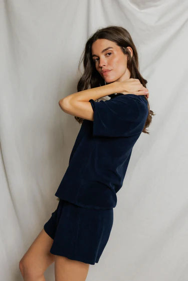 PWT Summer Loop Terry  Short Navy
