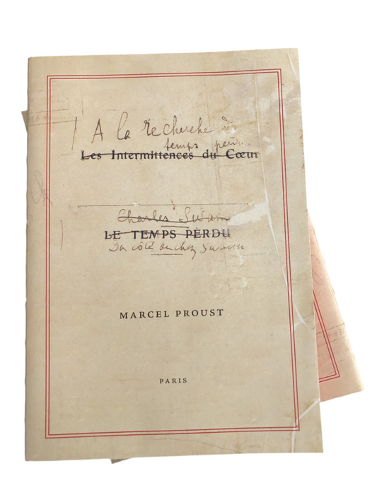 Proust Notebook