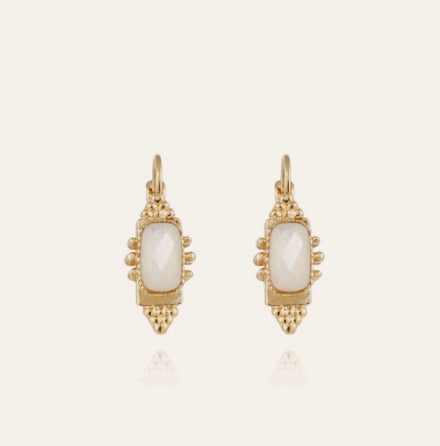 Gas Bijoux Earrings Talisman White