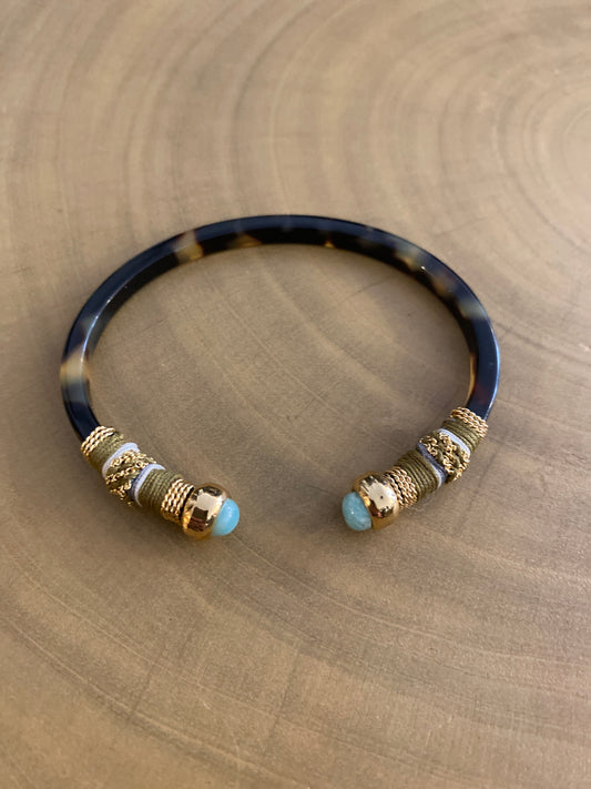 Gas Bijoux Bracelet Sari Tortoise/Amazonite
