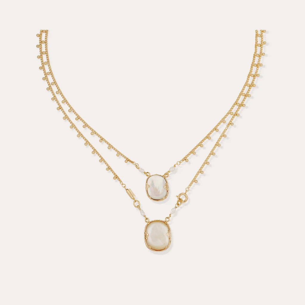 Gas Bijoux Necklace Scapular Oval