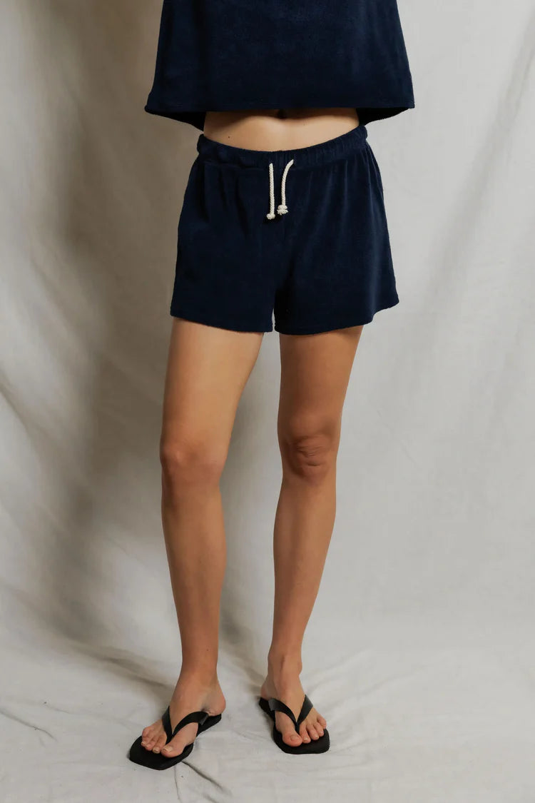 PWT Summer Loop Terry  Short Navy