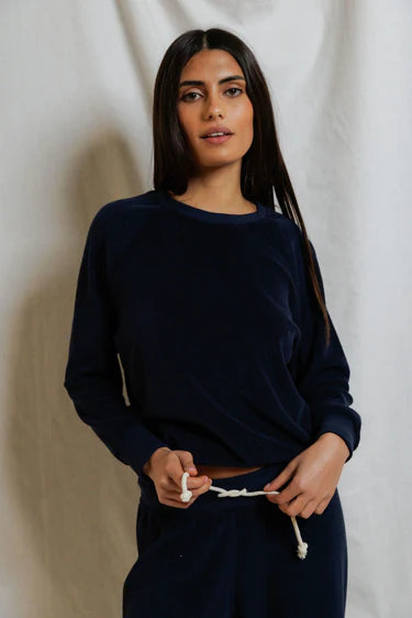 PWT Saylor Loop Terry Sweatshirt Navy