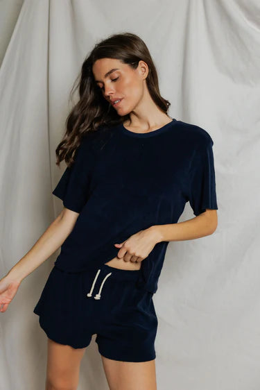 PWT Summer Loop Terry  Short Navy