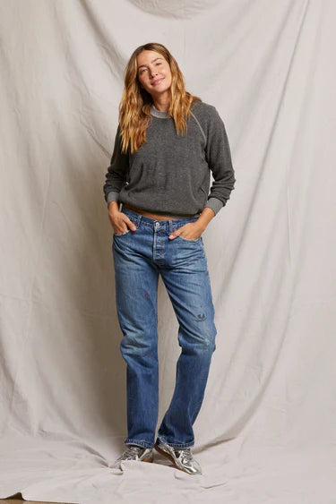 PWT Ziggy inside out Sweatshirt Dark Heather Grey