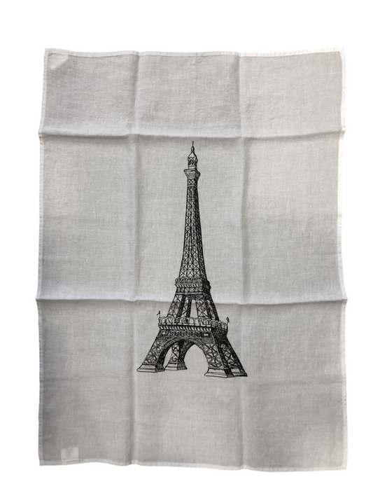 Linen Tea Towel Tour Eiffel