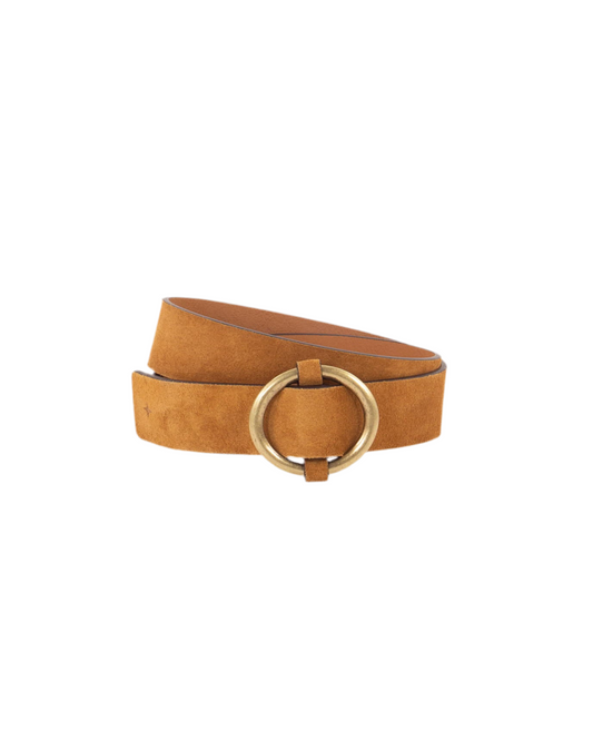 Sessun Tisao Belt Rust Suede