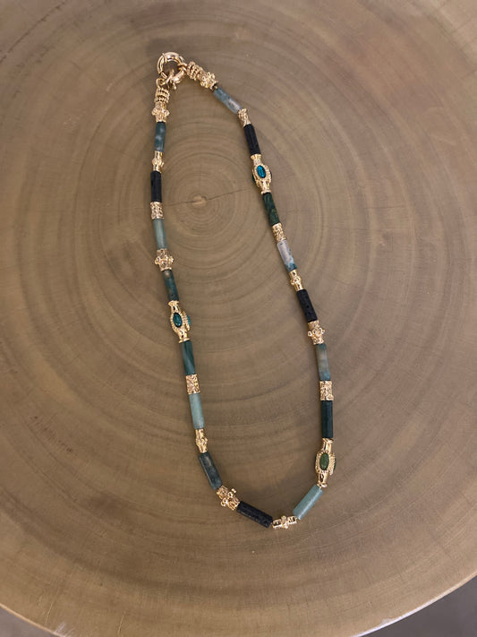 Gas Bijoux Necklace Kali Bis Green