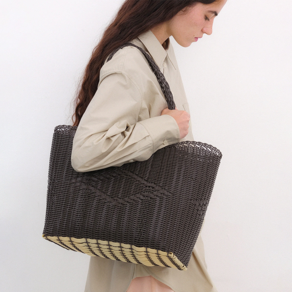 Palorosa Basket Medium Midnight Brown