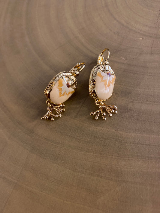 Gas Bijoux Scaramouche Enameled Earrings