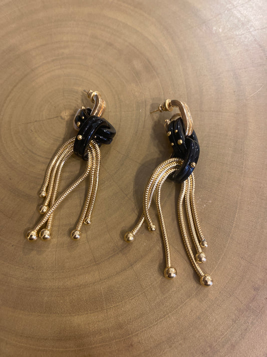 Gas Bijoux Mamba Earrings Black
