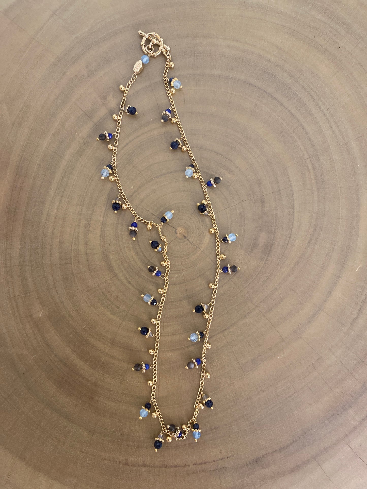 Gas Bijoux Necklace Tangerine Navy