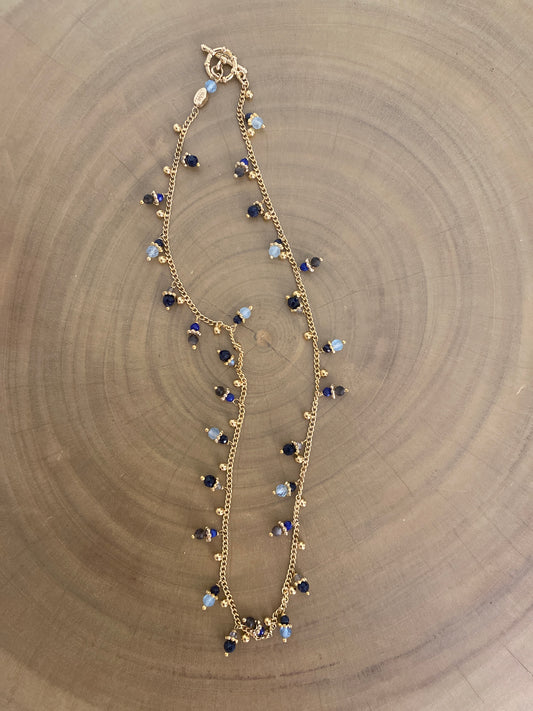 Gas Bijoux Necklace Tangerine Navy