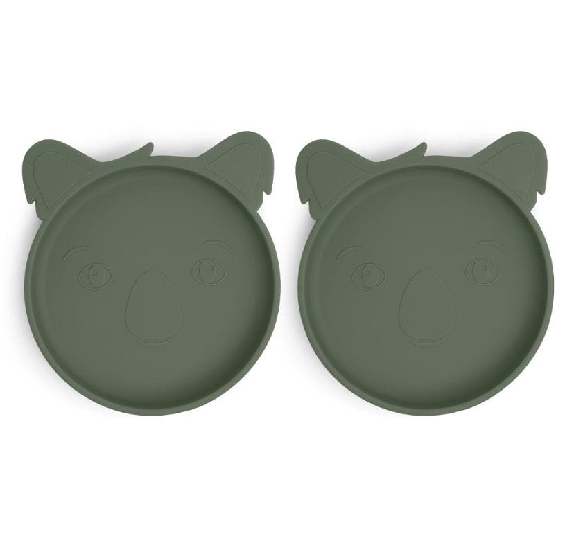 Akila Silicone Plate (s/2) Dusty Green