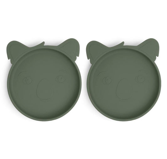 Akila Silicone Plate (s/2) Dusty Green
