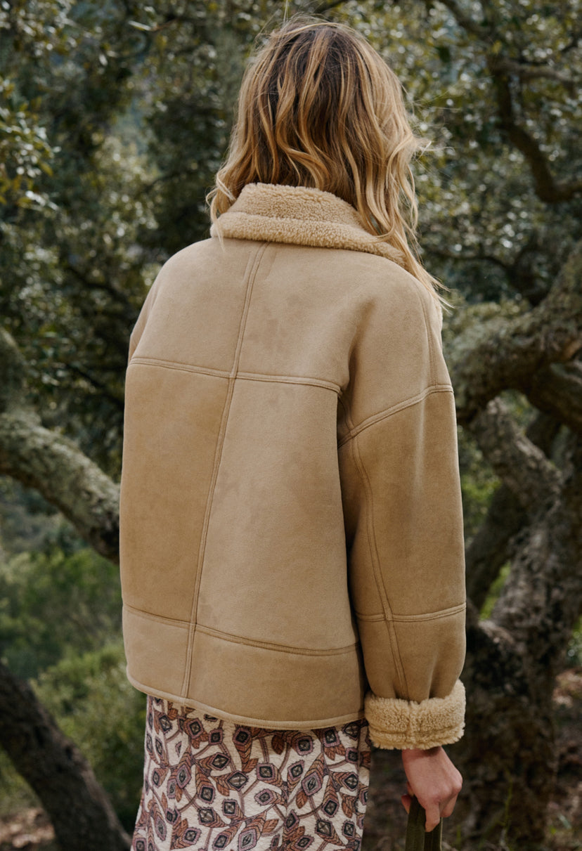 Indi & Cold Jacket Sand