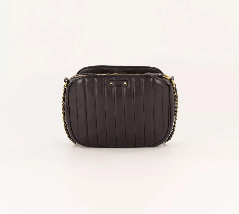 Sessun Divine Bag Black Leather