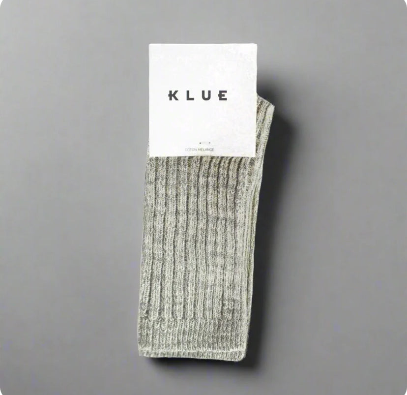 Klue Socks Wool and Silk Grey