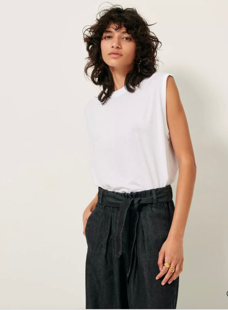 Sessun Deedoo Sleeveless T-Shirt White