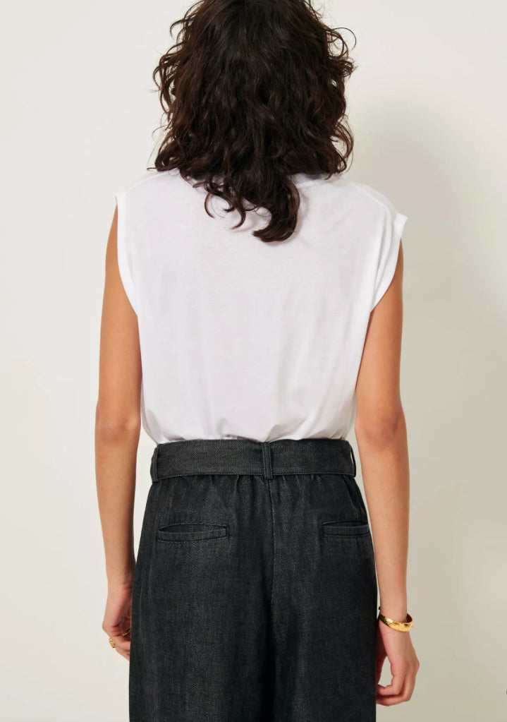 Sessun Deedoo Sleeveless T-Shirt White