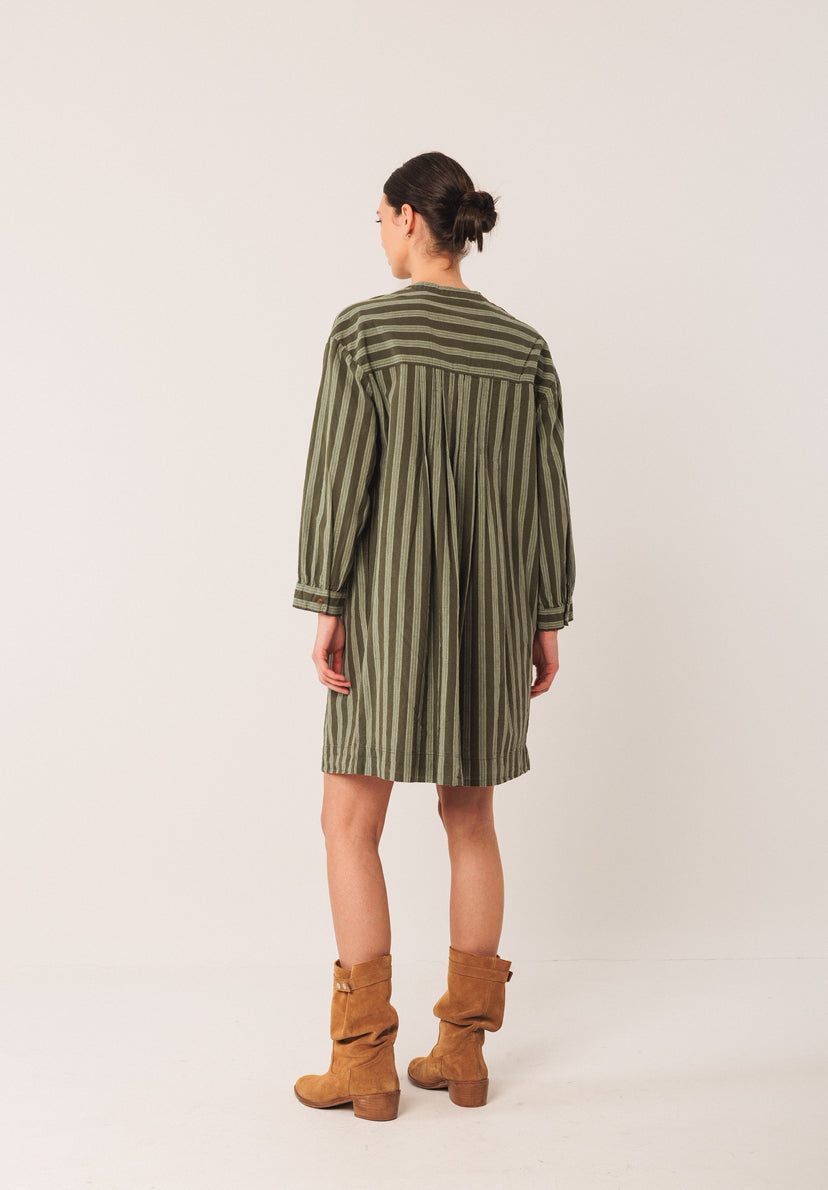 Indi & Cold Shirt Dress Khaki