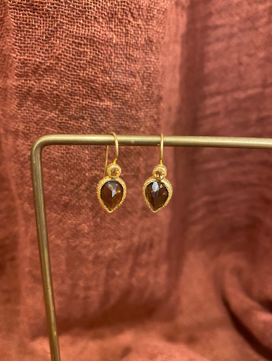 Sleepers Earrings 2 tones