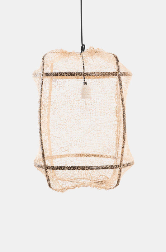 Ay Illuminate Pendant Tea Dyed Sisal Net