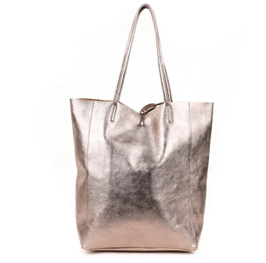 MAISON FANLI Large Tote METALLIC Champagne