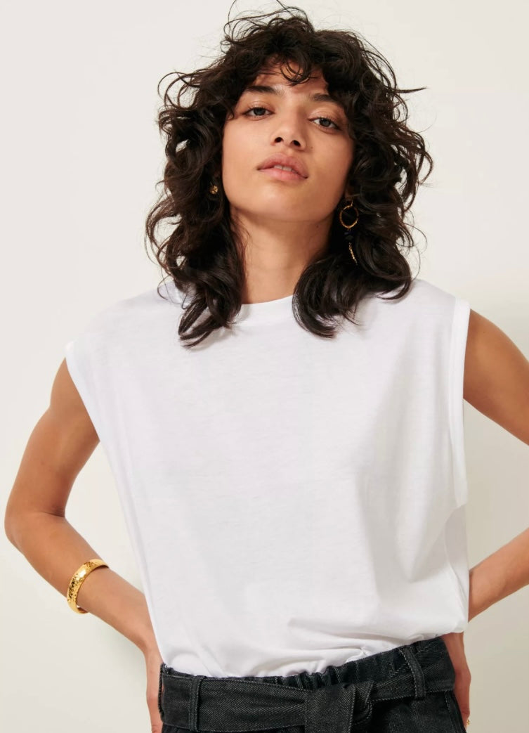 Sessun Deedoo Sleeveless T-Shirt White