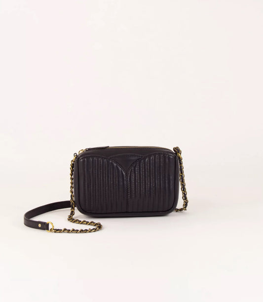 Sessun Divinou Bag Black Leather