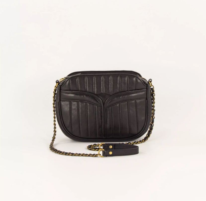 Sessun Divine Bag Black Leather