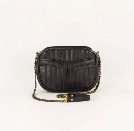 Sessun Divine Bag Black Leather