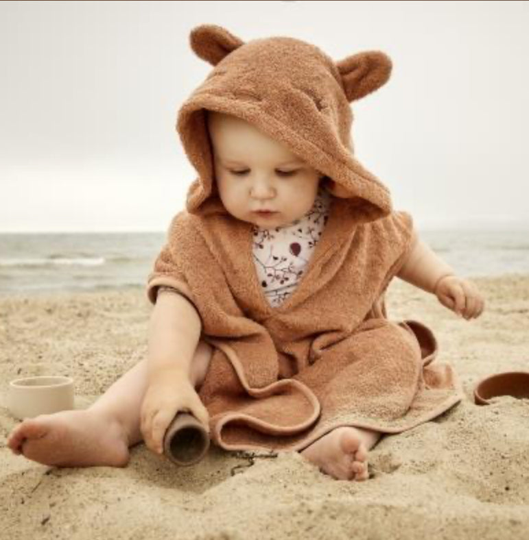 Adelin Poncho Koala Bear Dusty Pink