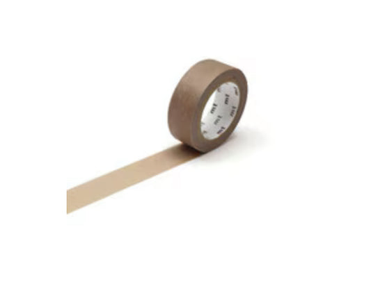 MT Masking Tape- Single Roll- Smokey Beige 15mm