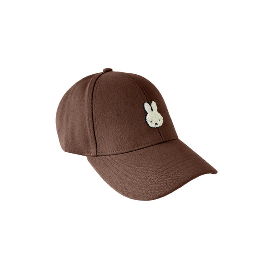 Miffy Canvas Cap Brown