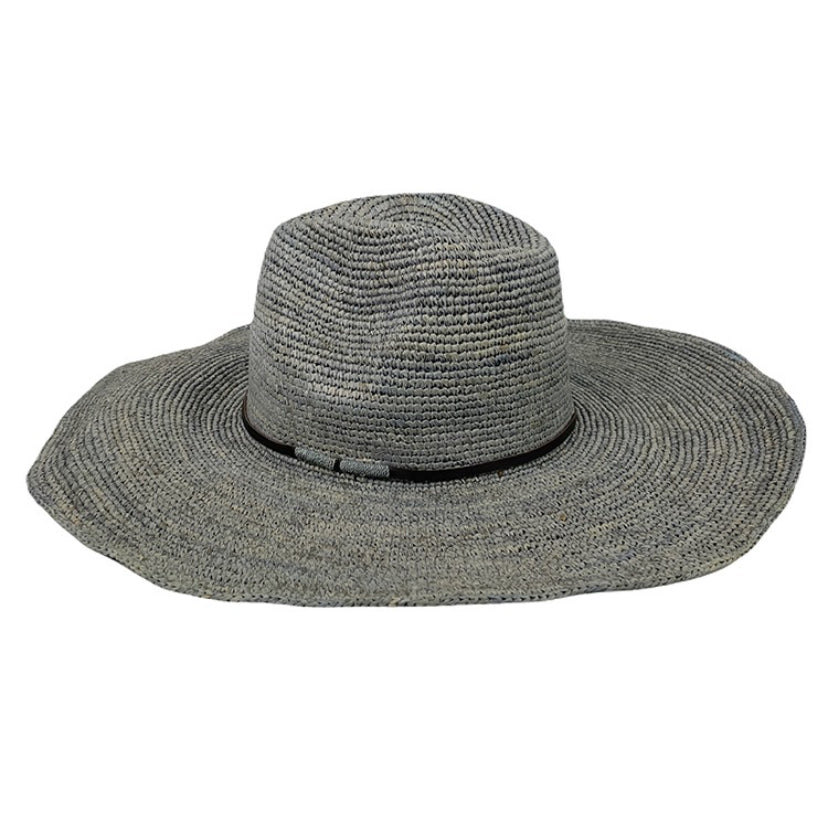 Made In Mada Aziz Hat Denim with leather strap