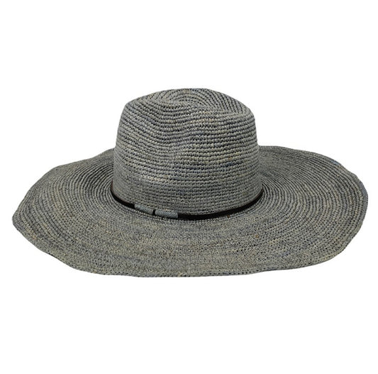 Made In Mada Aziz Hat Denim with leather strap