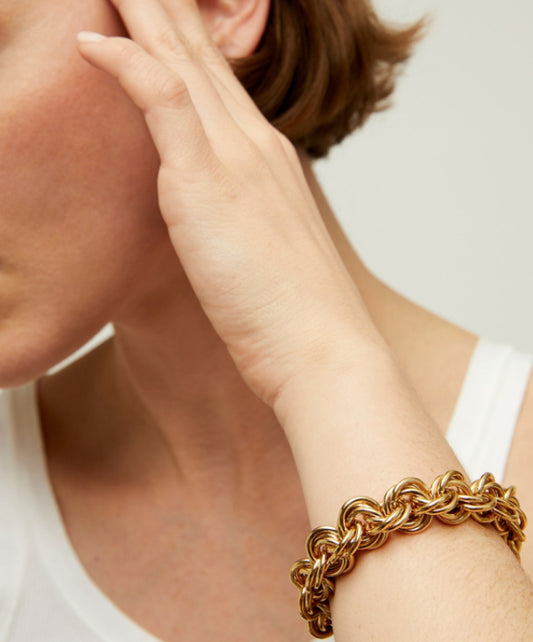 Gas Bijoux Maille Entrecroise Bracelet