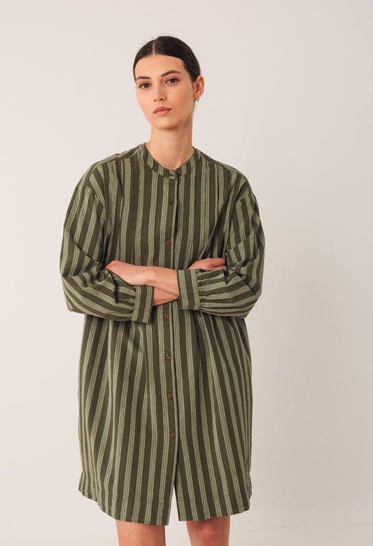 Indi & Cold Shirt Dress Khaki