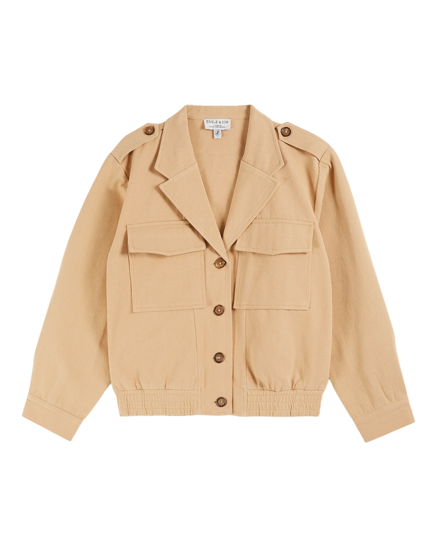 Beige Canvas Jacket Emile & Ida