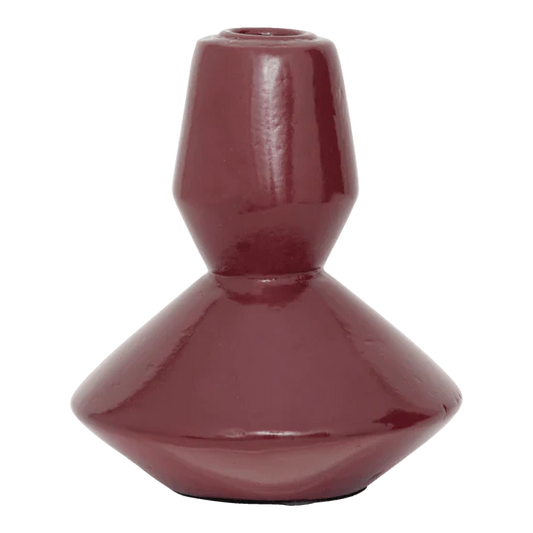 UNC Candle Holder Logan Red