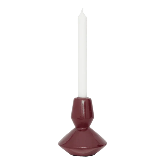 UNC Candle Holder Logan Red