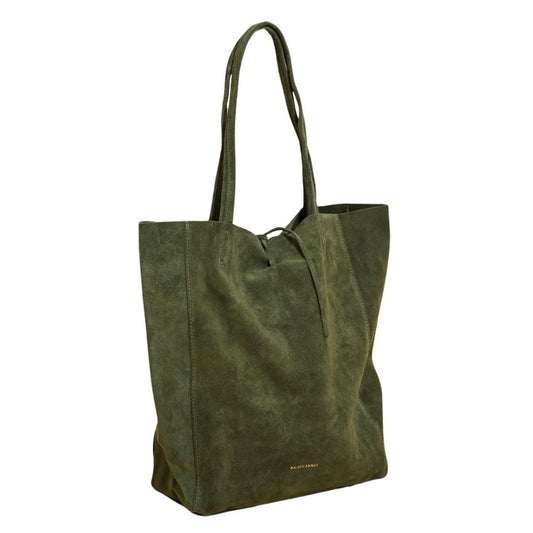 Maison Fanli Large Tote Suede Khaki