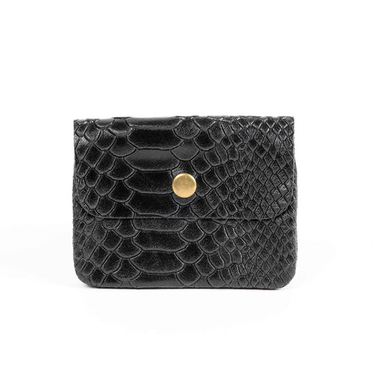 Coin Purse Python Black