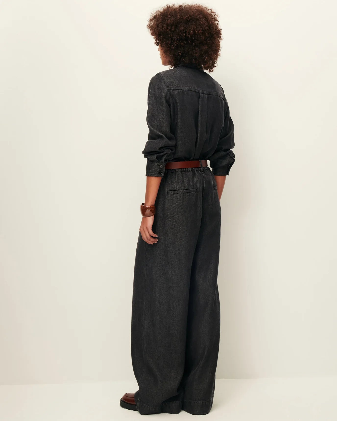 Sessun Rinim Elastic Waist Pants Carbonella