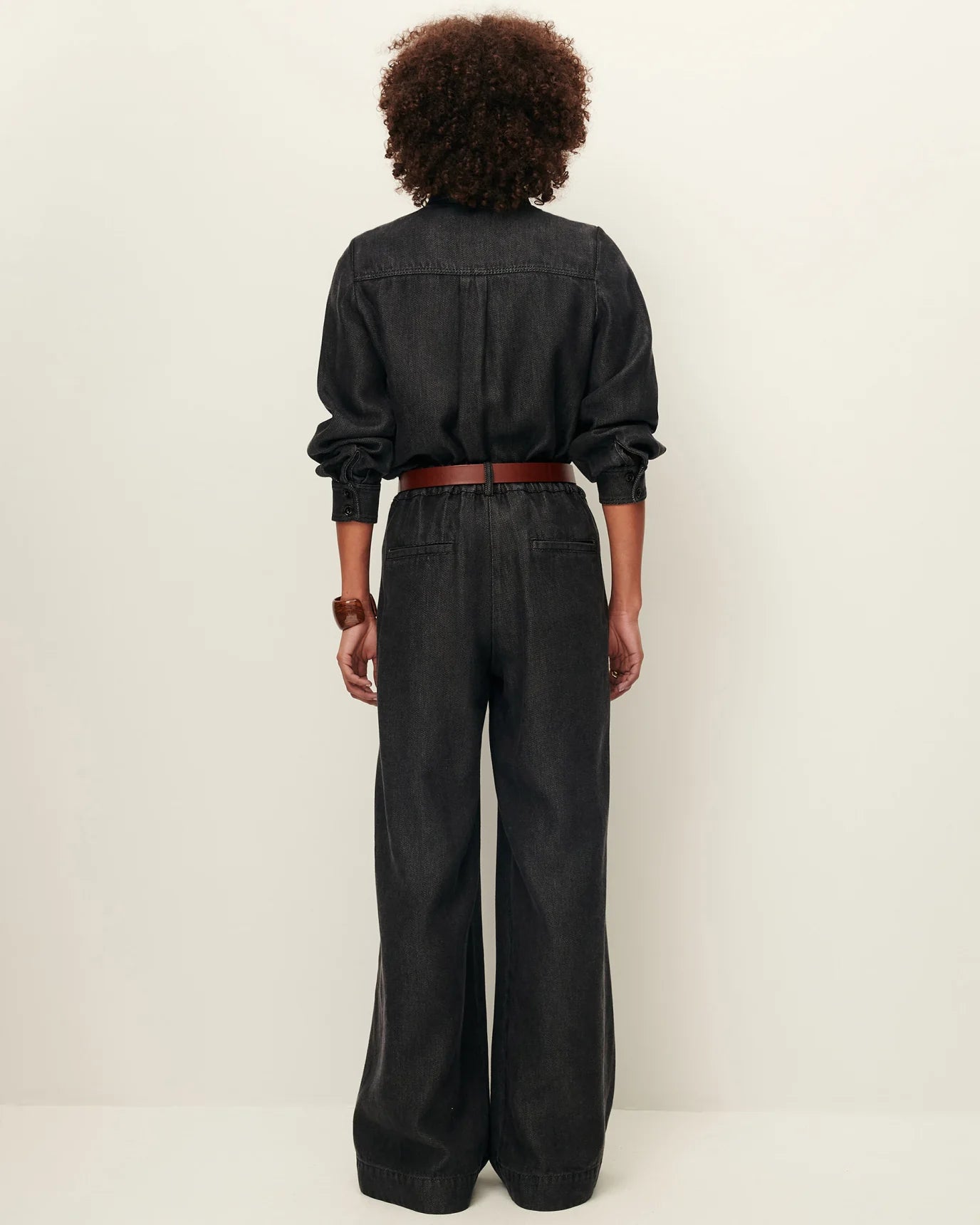 Sessun Rinim Elastic Waist Pants Carbonella